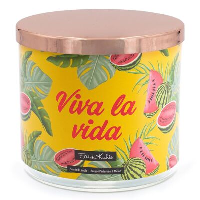 Vela perfumada Frida Kahlo Viva la vida - 400g