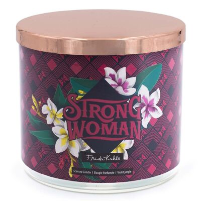 Vela perfumada Frida Kahlo Mujer Fuerte - 400g