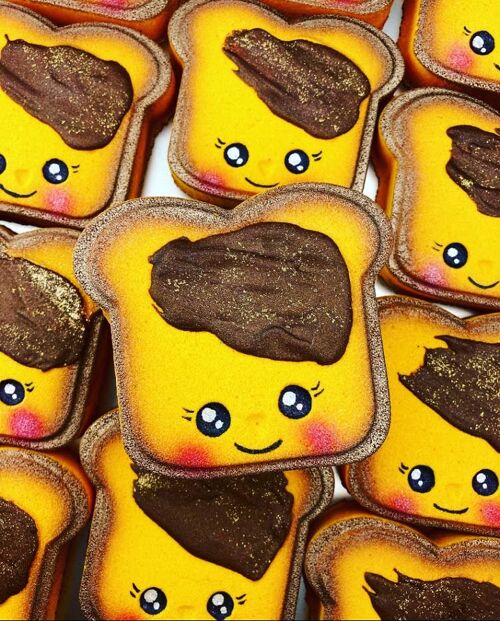 Cute Nutella Toast Bath Bomb