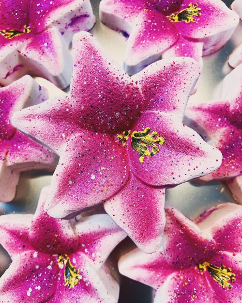 Pink Lilly Flower Bath Bomb