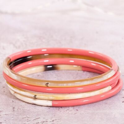 1 Bracciale Luna di Corallo n°8 - 3 mm