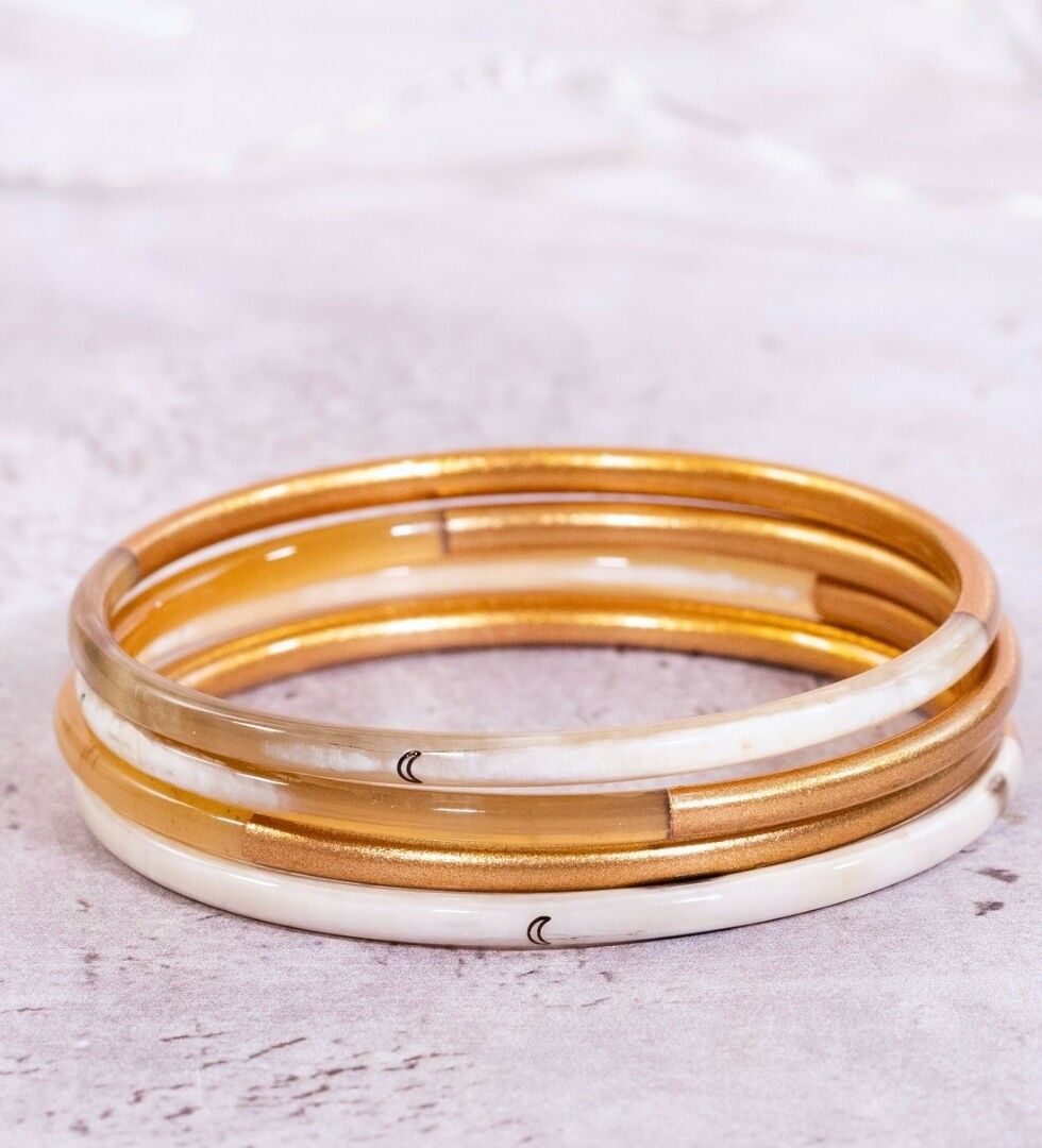 1 Bracciale Champagne Moon N°2 - 3 mm