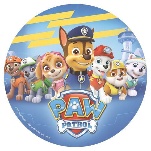 DISCOS OBLEA PARA TARTAS PAW PATROL Ø 20CM