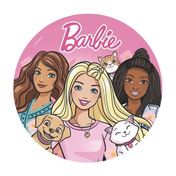 DISQUES AZYME POUR GÂTEAUX BARBIE Ø 20CM 1