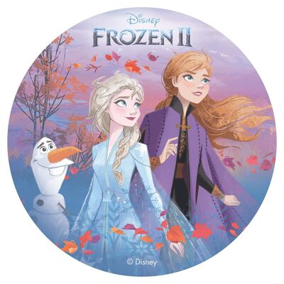 DISCHI CIALDA PER TORTE FROZEN II Ø 20CM