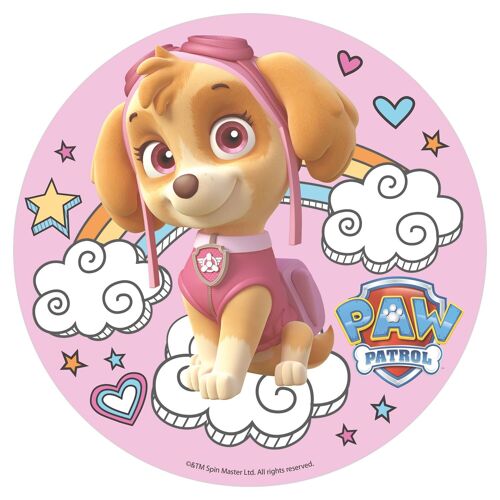 DISCOS OBLEA PARA TARTA SKYE PAW PATROL Ø 20CM