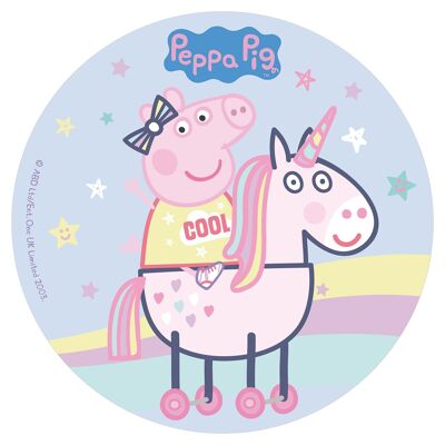 DISCOS OBLEA PARA TARTA PEPPA PIG Ø 20CM