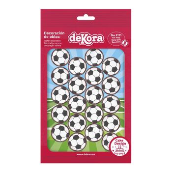 MINI DISQUES AZYME BALLES DE FOOTBALL Ø 3,4CM 1