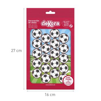 MINI DISQUES AZYME BALLES DE FOOTBALL Ø 3,4CM 3