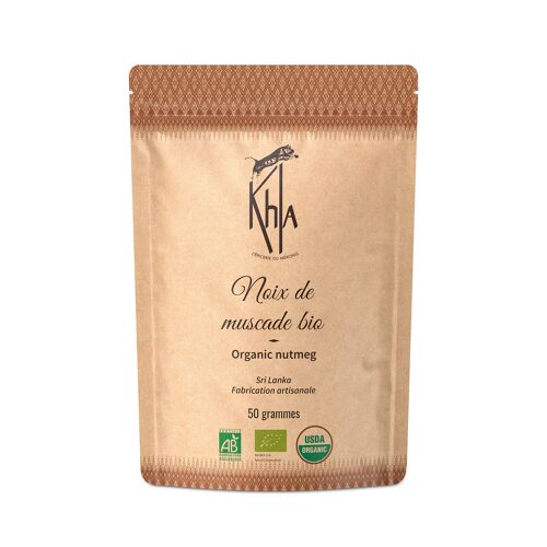 Noix de muscade - Biologique - entière - 50g