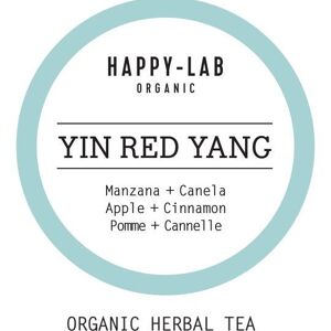 Happy-Lab – YIN RED YANG – Boîte de 60 sachets – Pyramides biodégradables