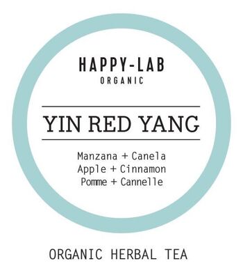 Happy-Lab – YIN RED YANG – Boîte de 60 sachets – Pyramides biodégradables