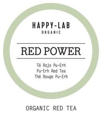 Happy-Lab – RED POWER – Boîte de 60 sachets – Pyramides biodégradables