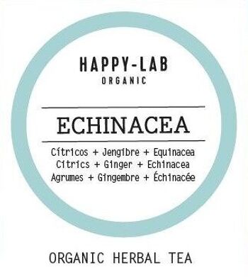 Happy-Lab – ECHINACEA – Boîte de 60 sachets – Pyramides biodégradables