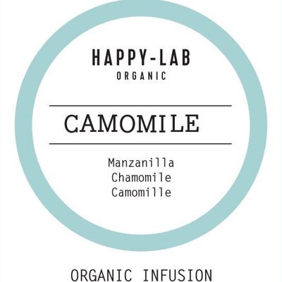 Happy-Lab – CAMOMILLA – Scatola da 60 bustine – Piramidi biodegradabili