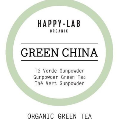 Happy-Lab – GREEN CHINA – Schachtel mit 60 Beuteln – biologisch abbaubare Pyramiden