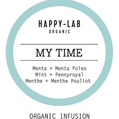 Happy-Lab – MY TIME – Scatola da 60 bustine – Piramidi biodegradabili