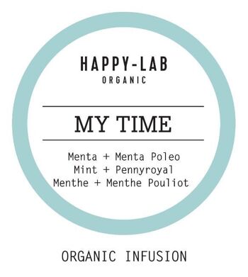 Happy-Lab – MY TIME – Boîte de 60 sachets – Pyramides biodégradables