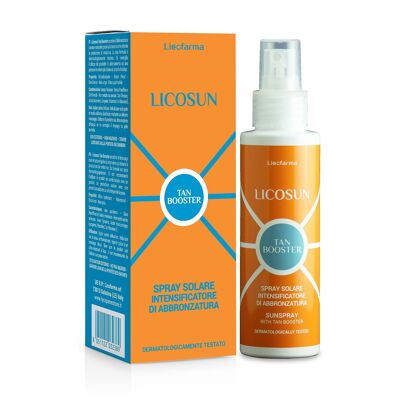 Licosun Lait Solaire Spray avec Intensificateur de Bronzage Tan Booster