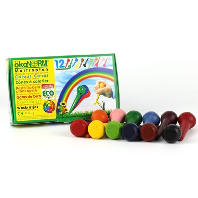 Gouttes de peinture, étui carton - 12 couleurs