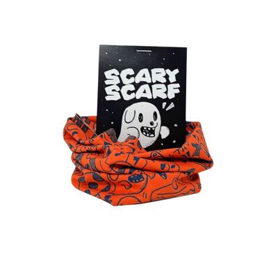 WufWuf Halloween Scary Scarf for Pets