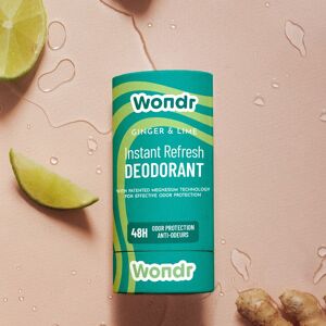 Déodorant rafraîchissement instantané WONDR - Gingembre & Citron Vert