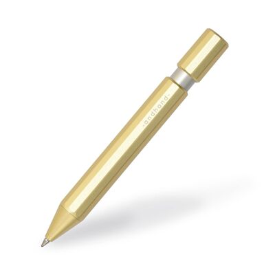 Bolígrafo retráctil Aspect - Brillo dorado