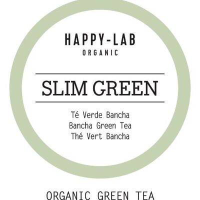 Happy-Lab – SLIM GREEN – Caja 60 sobres - Pirámides biodegradables
