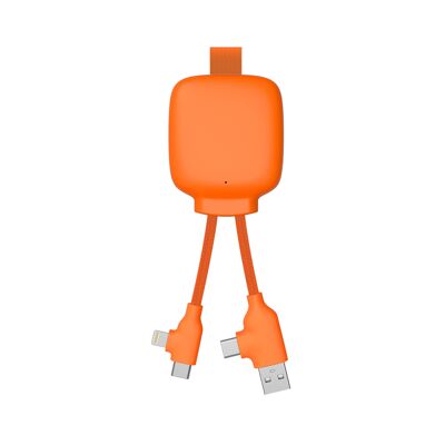 🔋 Gamma Lite recycelter Kunststoff Orange – 3000-mAh-Ladegerät 🔋