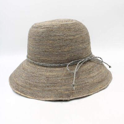 Sombrero de paja 12673 - Gris