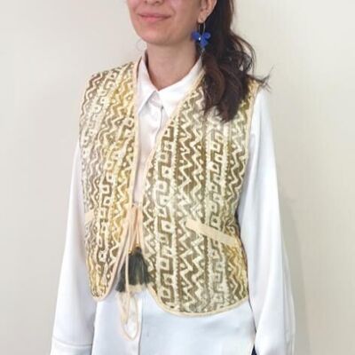 Women's Printed Padded Vest with Beautiful B2B Design