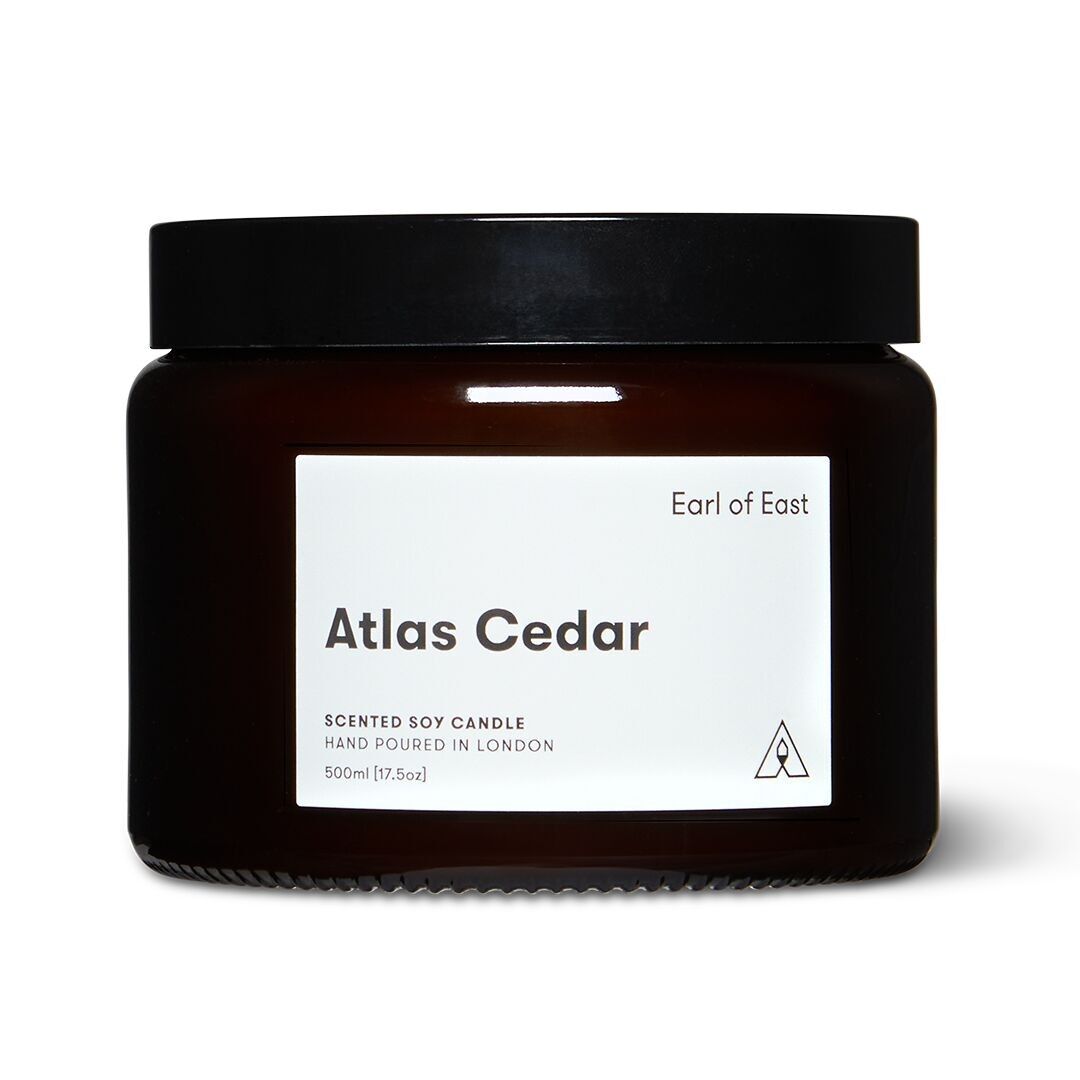 Cedro dell'Atlante | Candela di cera di soia 500 ml [17,5 once]