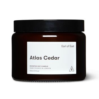 Cèdre de l'Atlas | Bougie de cire de soja 500 ml [17,5 oz] 1
