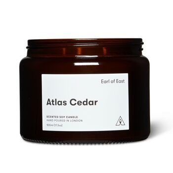 Cèdre de l'Atlas | Bougie de cire de soja 500 ml [17,5 oz] 2