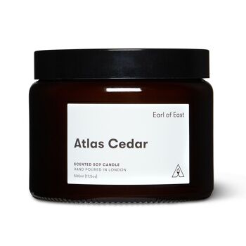 Cèdre de l'Atlas | Bougie de cire de soja 500 ml [17,5 oz] 5