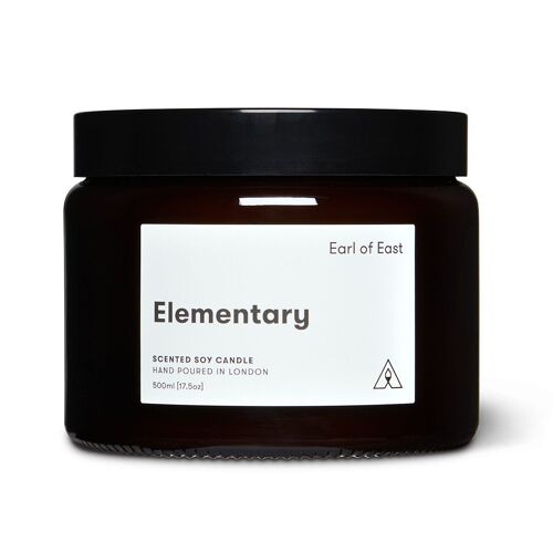 Elementary | Soy Wax Candle 500ml [17.5oz]