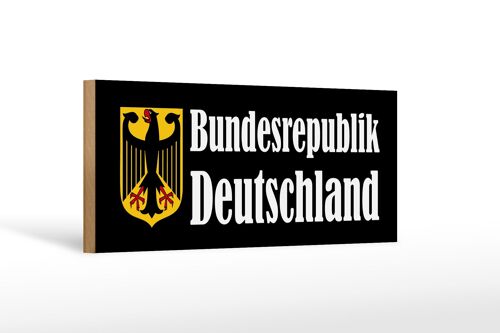 Holzschild Wappen 27x10cm Bundesrepublik Deutschland