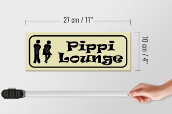 Panneau en bois note 27x10cm Pippi Lounge 4