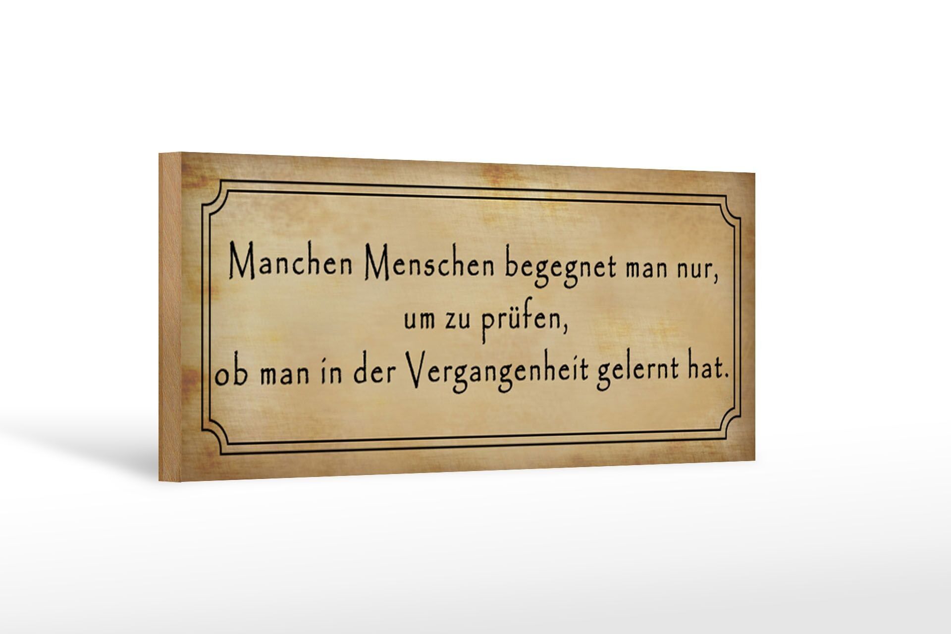 Cartello in legno con scritta 27x10 cm alcune persone si incontrano solo