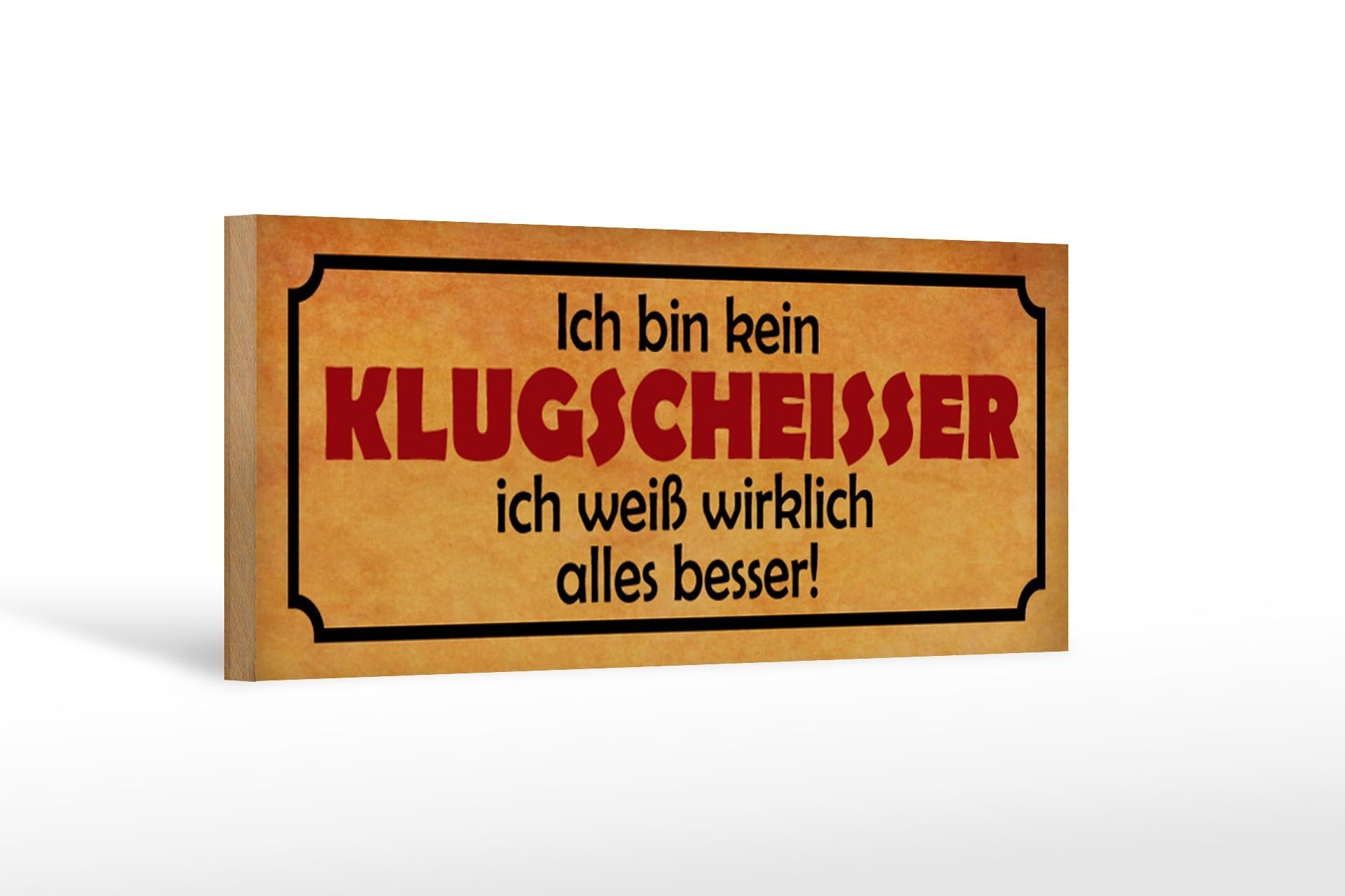 Wooden sign saying 27x10cm no smartass knows better