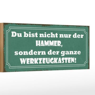 Cartello in legno con scritta 27x10 cm "Non sei semplicemente fantastico".