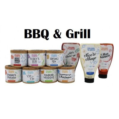 BBQ Box (7 spice mixes and 3 sauces)