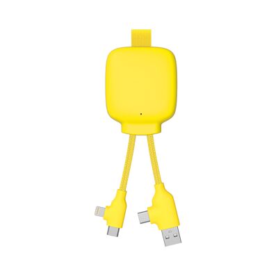 🔋 Gamma Lite Plástico Reciclado Amarillo - Cargador 3000 mAh 🔋
