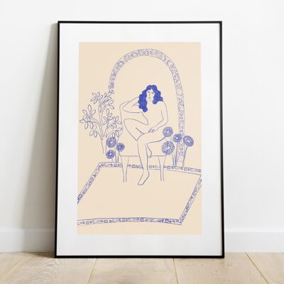 Time in Paradise -  Art Print (size a4)