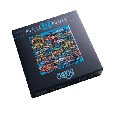 quadratisches Puzzle "Color Mix 1" aus der Q8-Serie, 72 Teile