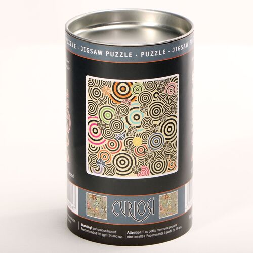Puzzle Double "Q-Mad", doppelseitiges Puzzle mit 123 kniffligen Puzzleteilen