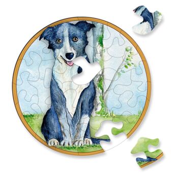 Puzzle Picoli "Chien", mini puzzle Curiosi au format boîte d'allumettes avec 33 pièces 2