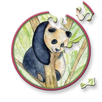 Puzzle Picoli "Panda", mini puzzle Curiosi au format boîte d'allumettes avec 33 pièces 2