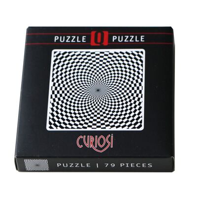 Puzzle Q "Shimmer 4", Curiosi pocket puzzle with 79 unique puzzle pieces