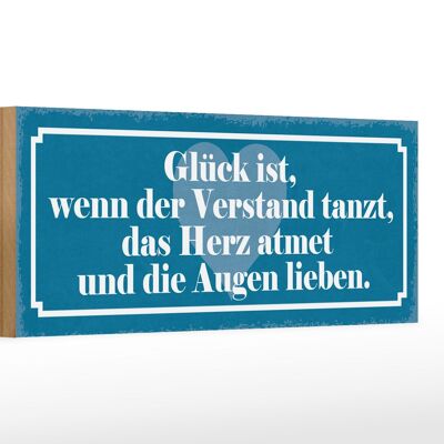 Holzschild Spruch 27x10cm Betrieb arbeitet ohne Gewinn nicht geplant